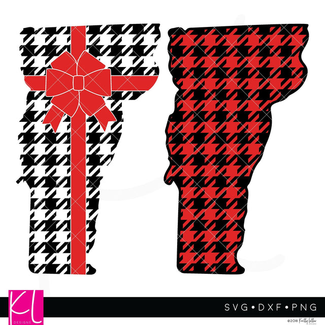 Buffalo Plaid Vermont SVG Kelly Lollar Designs 