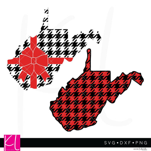 Buffalo Plaid West Virginia SVG Kelly Lollar Designs 