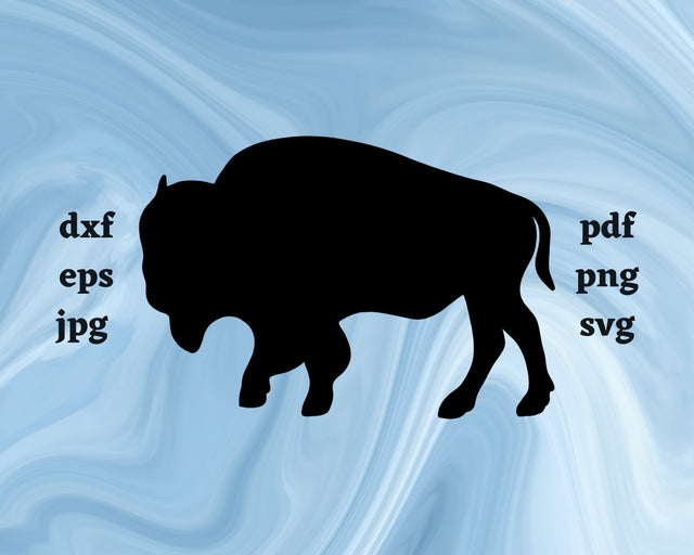 Buffalo SVG Cut File SVG Northern Light SVG 