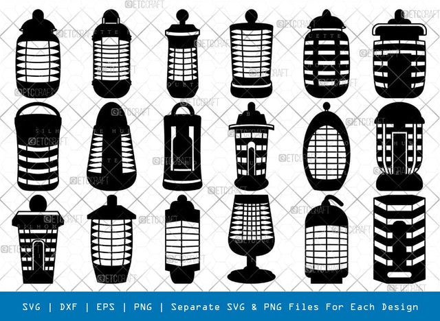 Bug Zapper Silhouette, Bug Zapper SVG, Mosquito Killer Svg, Electric Bug Zapper Svg, Flying Insect Trap Svg, Bug Zapper Bundle, SB00940 SVG ETC Craft 