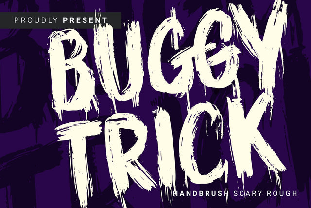 Buggy Trick - Halloween Font Dumadistyle 