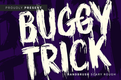 Buggy Trick - Halloween Font Dumadistyle 