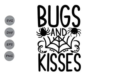 Bugs And Kisses| Halloween SVG Cutting Files. SVG CosmosFineArt 