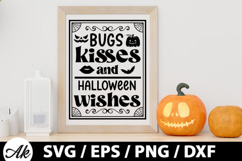 Bugs kisses and halloween wishes SVG SVG akazaddesign 