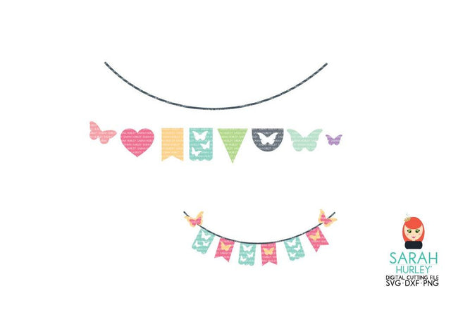 Build A Butterfly Banner SVG Sarah Hurley 