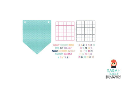 Build A Calendar Banner SVG Sarah Hurley 