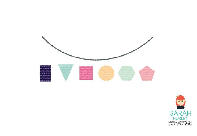 Build A Shaped Banner SVG Sarah Hurley 