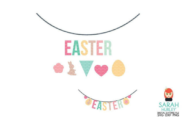 Build An Easter Banner SVG Sarah Hurley 