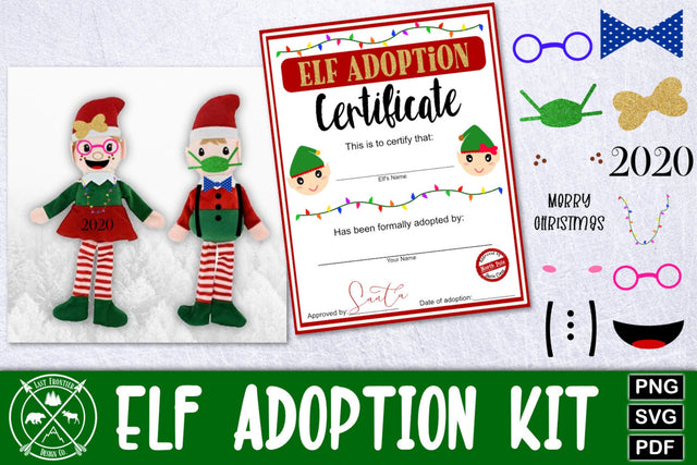 Build an Elf kit/Elf adoption kit SVG Last Frontier Design Co. 