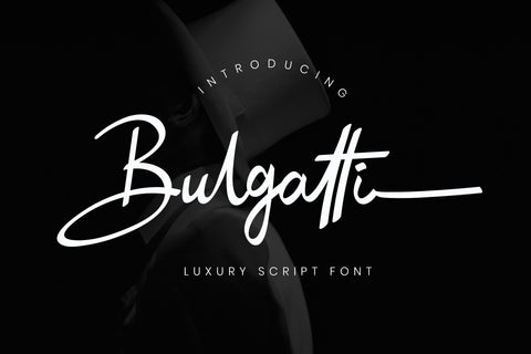 Bulgatti Luxury Script Font Creatype Studio 