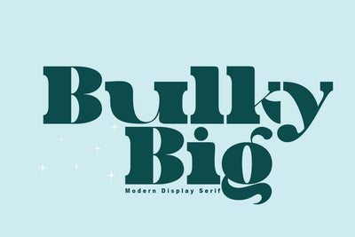 Bulky Big Font JH-CreativeFont 