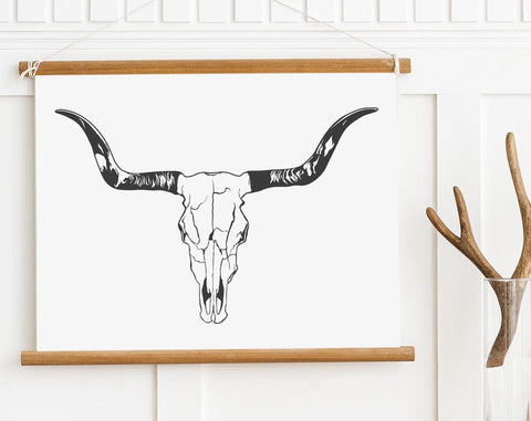 Bull skull #5 svg, Cow skull svg, png SVG Pretty Meerkat 