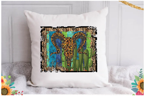 Bull Skull Desert Retro Sublimation Sublimation Jagonath Roy 
