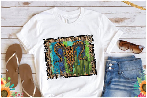 Bull Skull Desert Retro Sublimation Sublimation Jagonath Roy 