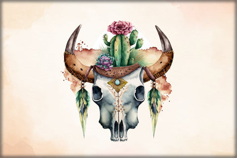 Bull Skull Sublimation Bundle Sublimation Creativeart88 