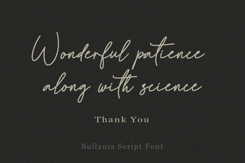 Bullaina Script Font Font Balevgraph Studio 
