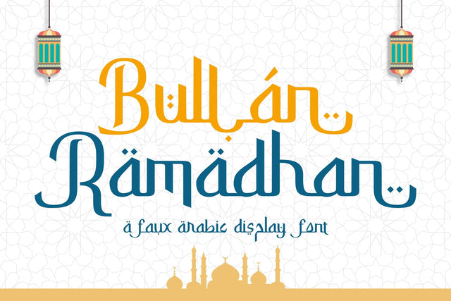 Bullan Ramadhan Font Madatype Studio 
