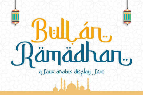 Bullan Ramadhan Font Madatype Studio 