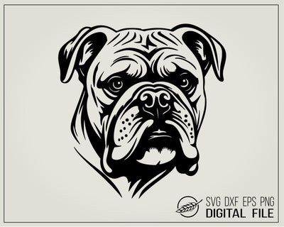 Bulldog 1 SVG file SVG Boertiek 
