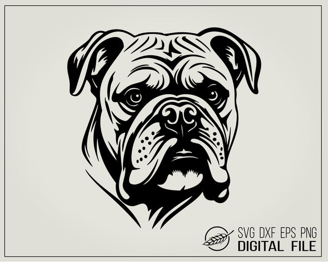 Bulldog 1 SVG file SVG Boertiek 
