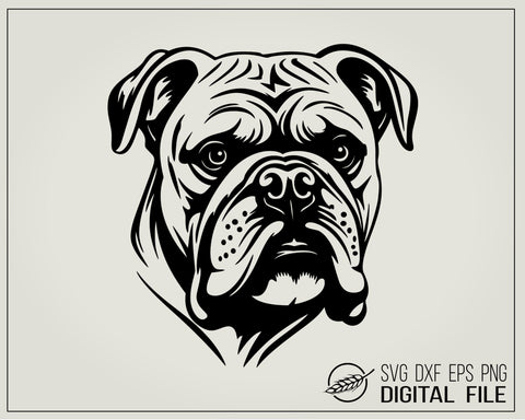 Bulldog 1 SVG file SVG Boertiek 