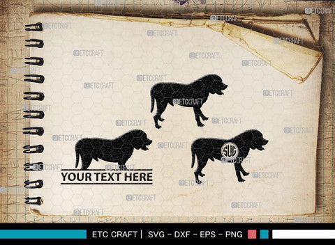 Bulldog Monogram, Bulldog Silhouette, Bulldog SVG, Dog Svg, Pit Bull Svg, Chihuahua Svg, SB00232 SVG ETC Craft 