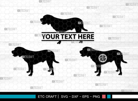 Bulldog Monogram, Bulldog Silhouette, Bulldog SVG, Dog Svg, Pit Bull Svg, Chihuahua Svg, SB00232 SVG ETC Craft 