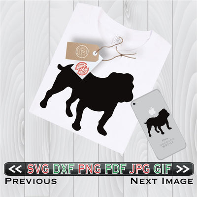Bulldog Svg Files For Cricut Designs Svg Cut Files Silhouette Svg Cutting File Cricut Svg Files Dxf Files Dog Svg Animal Svg Bulldogs Svg SVG My Sew Cute Boutique 