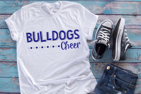Bulldogs Cheer SVG Morgan Day Designs 