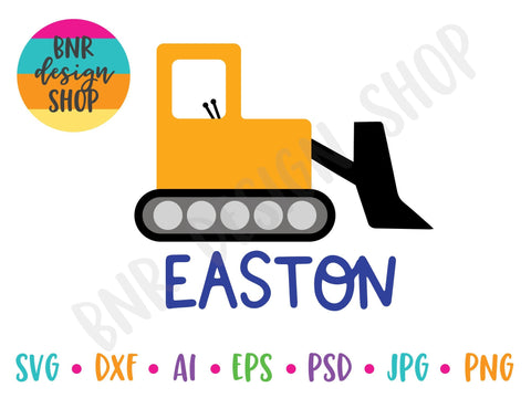 Bulldozer SVG SVG BNRDesignShop 