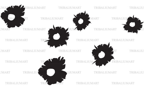 Bullet holes SVG TribaliumArtSF 