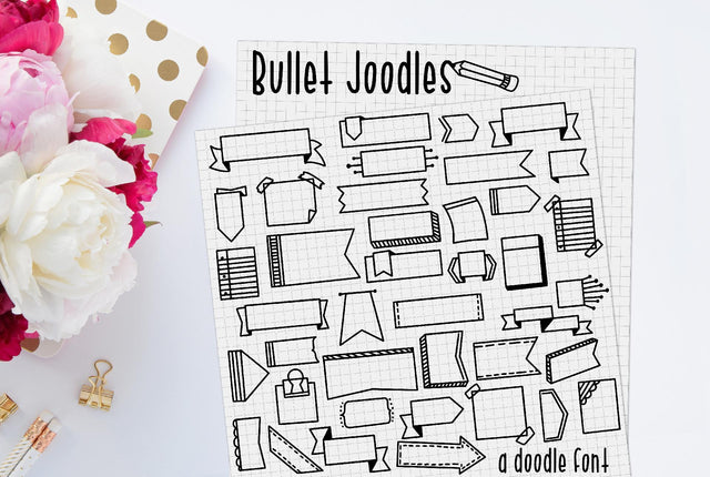 Bullet Joodles Font Kitaleigh 