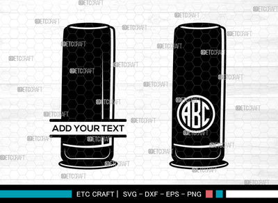 Bullet SVG, Gun Bullet Svg, Ammo Svg, Munition Svg, Bullets Sign Svg, Split Monogram Svg SVG ETC Craft 