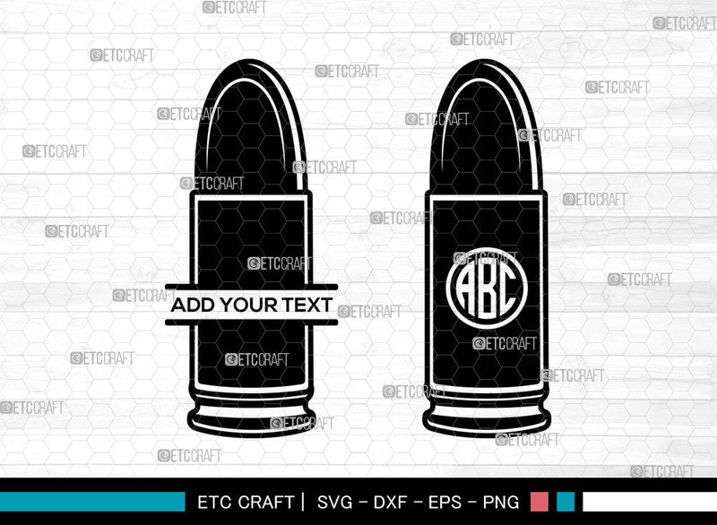 Bullet Riim Svg Bullet SVG, Gun Bullet Svg, Ammo Svg, Munition Svg, Bullets Sign Svg ...
