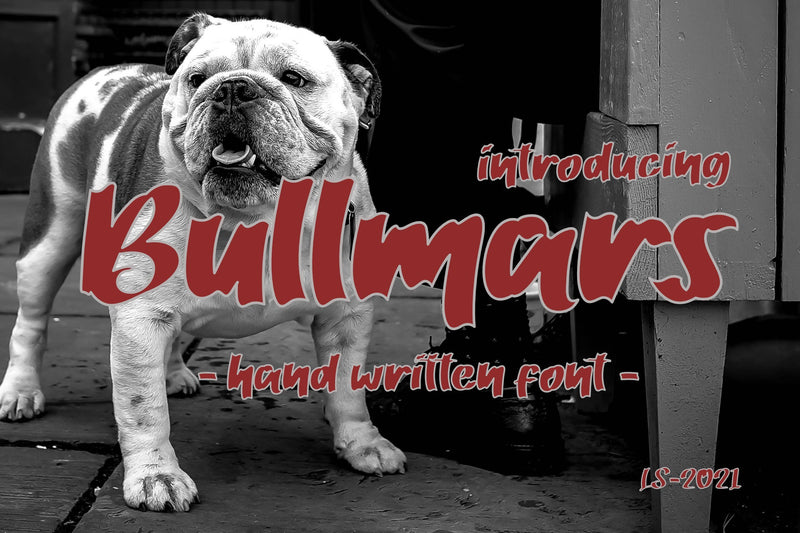 Bullmars Font letterstockstd 