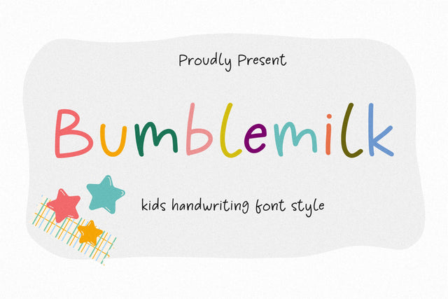 Bumblemilk Font Qwrtype Foundry 