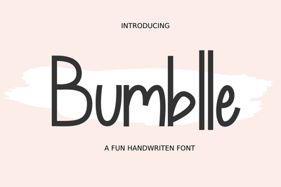Bumblle Font Chamsae Studio 