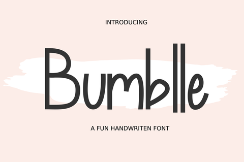 Bumblle Font Chamsae Studio 