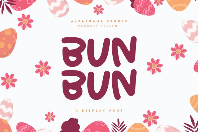 Bunbun - Display Font Font Alpaprana Studio 