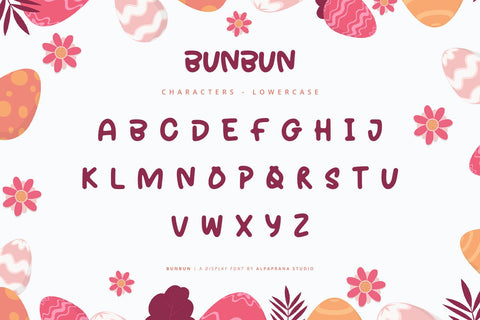 Bunbun - Display Font Font Alpaprana Studio 