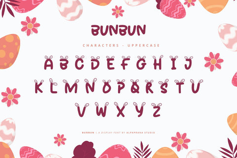 Bunbun - Display Font Font Alpaprana Studio 