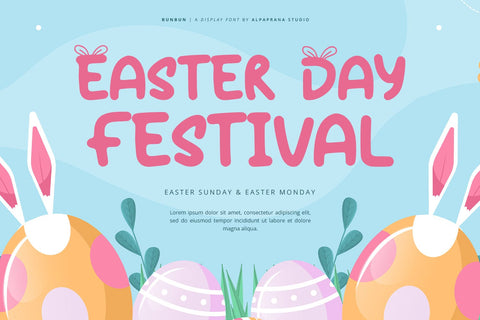 Bunbun - Display Font Font Alpaprana Studio 