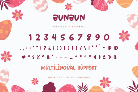 Bunbun - Display Font Font Alpaprana Studio 