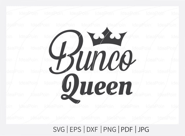 Bunco queen Svg, Dice Svg File, Bunco Svg, Bunco monogram, Piece love Bunco Svg, Casino clip art, Bunco Heartbeat, Bunco silhouette SVG Dinvect 