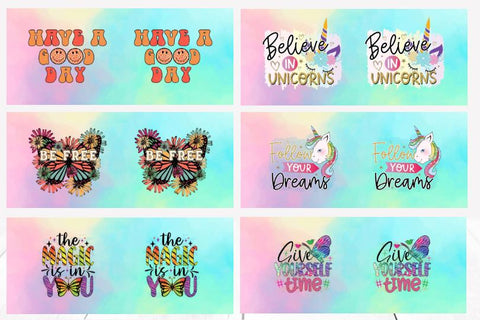 Bundle 36 mug sublimation designs with motivational quotes Sublimation Marilakits 