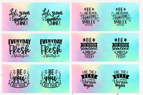 Bundle 36 mug sublimation designs with motivational quotes Sublimation Marilakits 