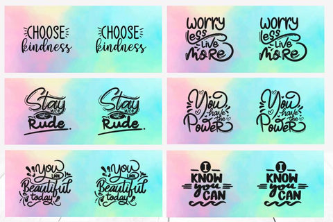 Bundle 36 mug sublimation designs with motivational quotes Sublimation Marilakits 