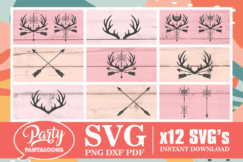 Bundle Boho Arrows SVG | Svg Dxf Png Pdf SVG Partypantaloons 