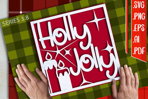 BUNDLE | Christmas Card 3 - svg eps ai png pdf SVG zafrans studio 