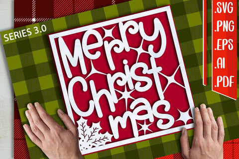 BUNDLE | Christmas Card 3 - svg eps ai png pdf SVG zafrans studio 